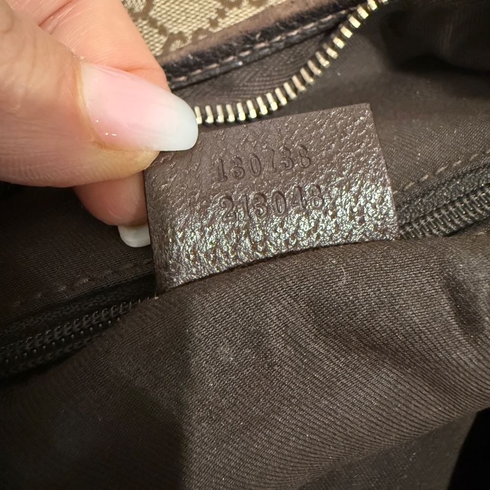 Gucci Abbey Large D-Ring GG Canvas Hobo Shoulder Bag - Rehabbed - Picture 16 of 16